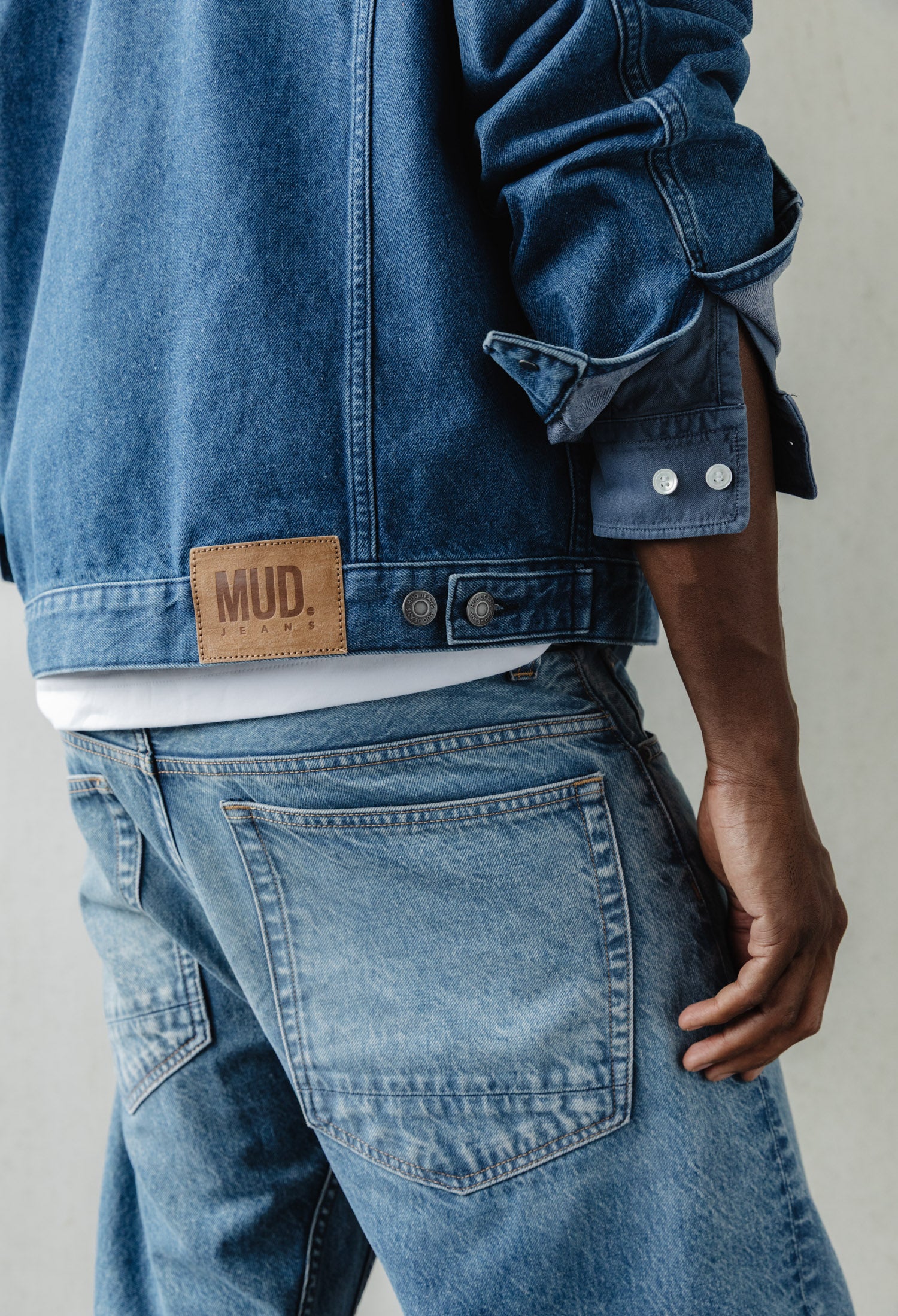 Benny Denim Jacket - Medium Stone - Image 6