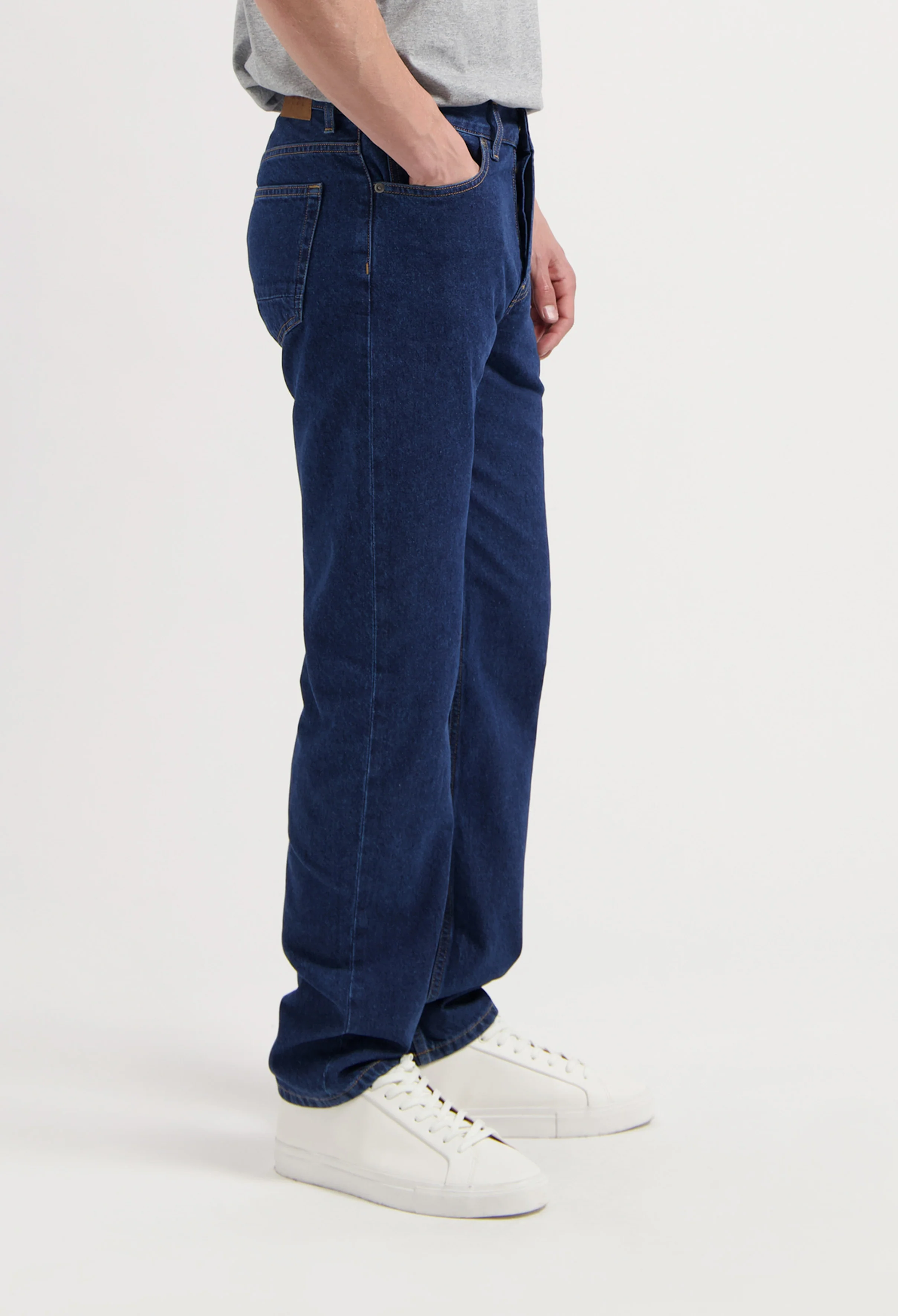 John Mid Straight - Stone Indigo - Image 5