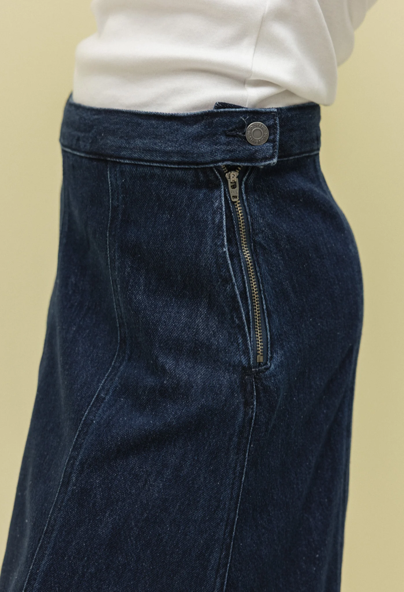 Mae Panel Skirt - Stone Indigo - Image 10