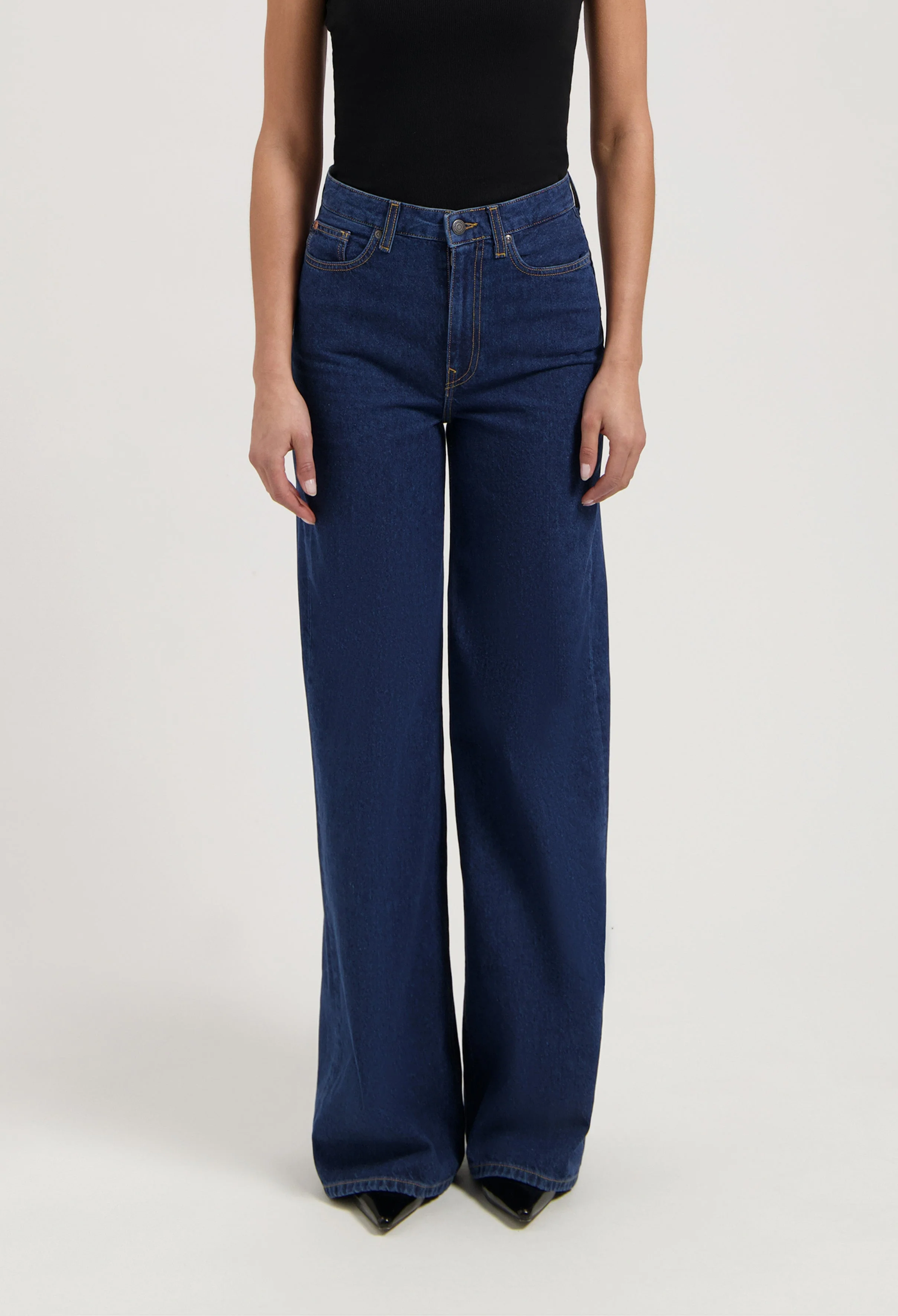 Sara High Loose - Stone Indigo - Image 4